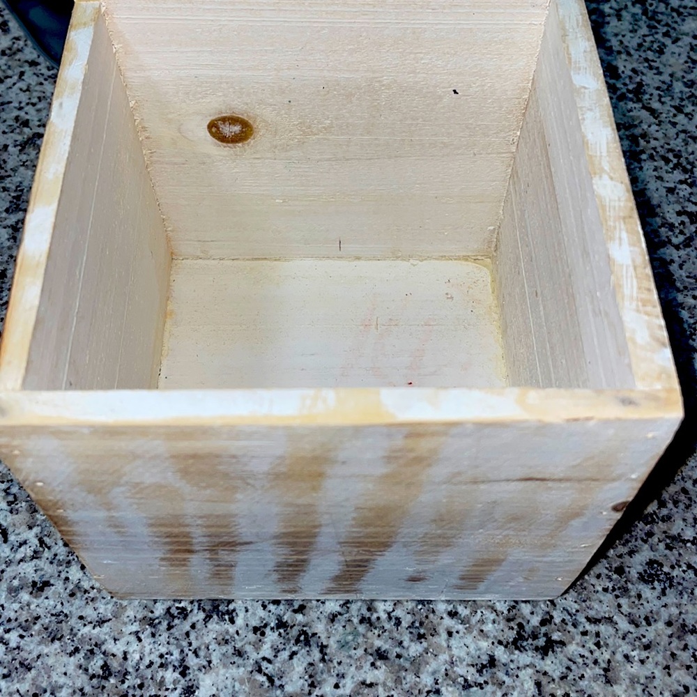 Wooden Vase. Walnut.